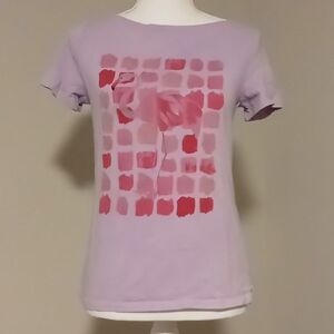 COPY - Rafaella Purple Flamingo Boatneck shirt - SP